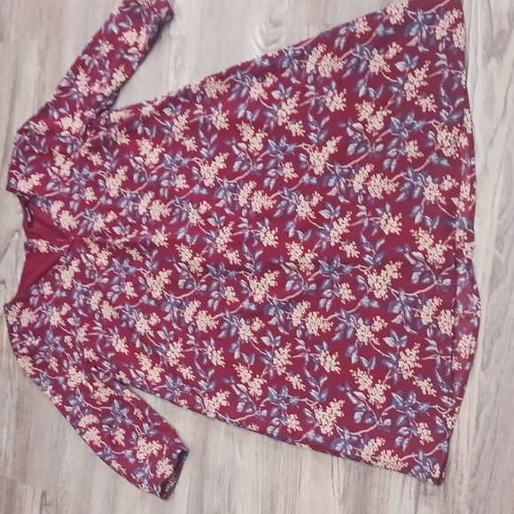 Madewell Button-Back Dress in Antique Floral V-Neck Dress Women's M - Picture 3 of 16